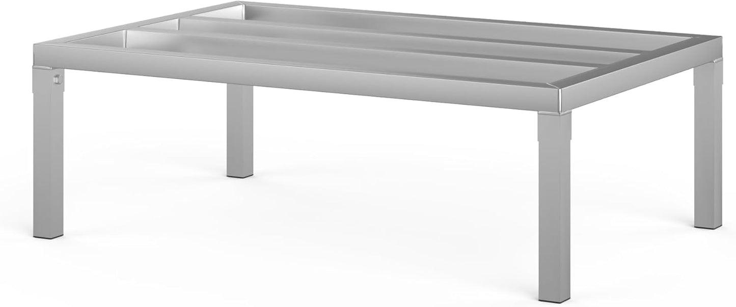 24 in X 36 in. Aquarium Stand | Industrial Style Aluminum Fish Tank Base with Open Frame Design