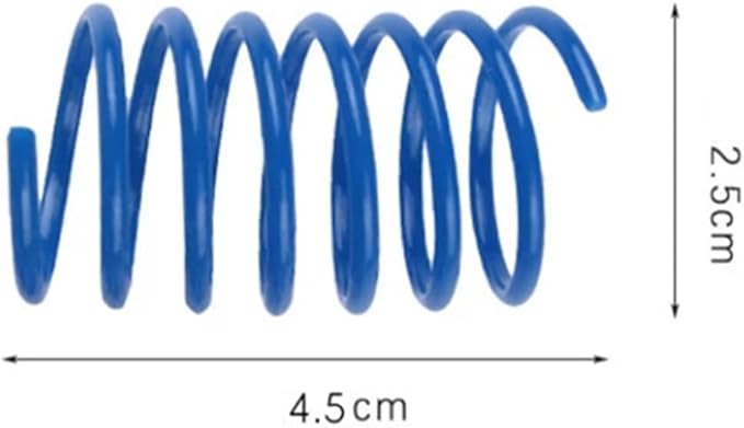 Cat Spring Toy 500PCs Colorful Plastic Spring Coils Attract Cats Cat Accessories for Indoor Cats for All Breeds
