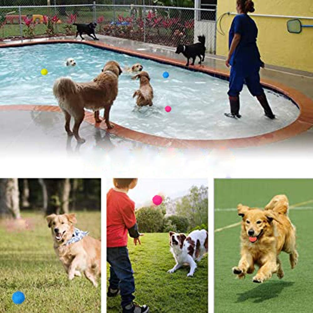 Dog Toys ,Dog Balls for Small Medium Large Dogs Squeaky Toy Balls 3 Pcs