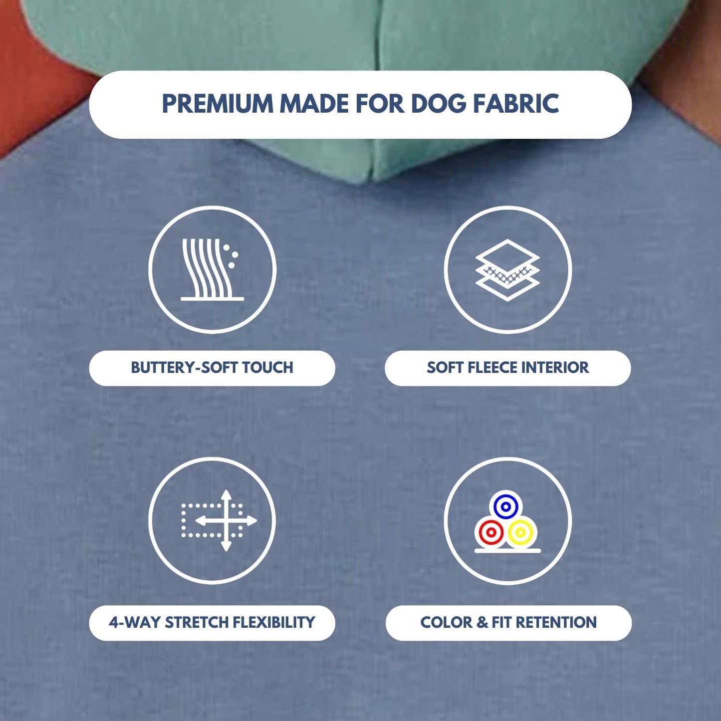 Spark Paws Dog Hoodie – Premium Dog Sweater for Small, Medium, and Large Dogs | Warm Outfits for French Bulldogs, Pitbull, Puppy, Winter Jacket Alternative - Alpine - XL