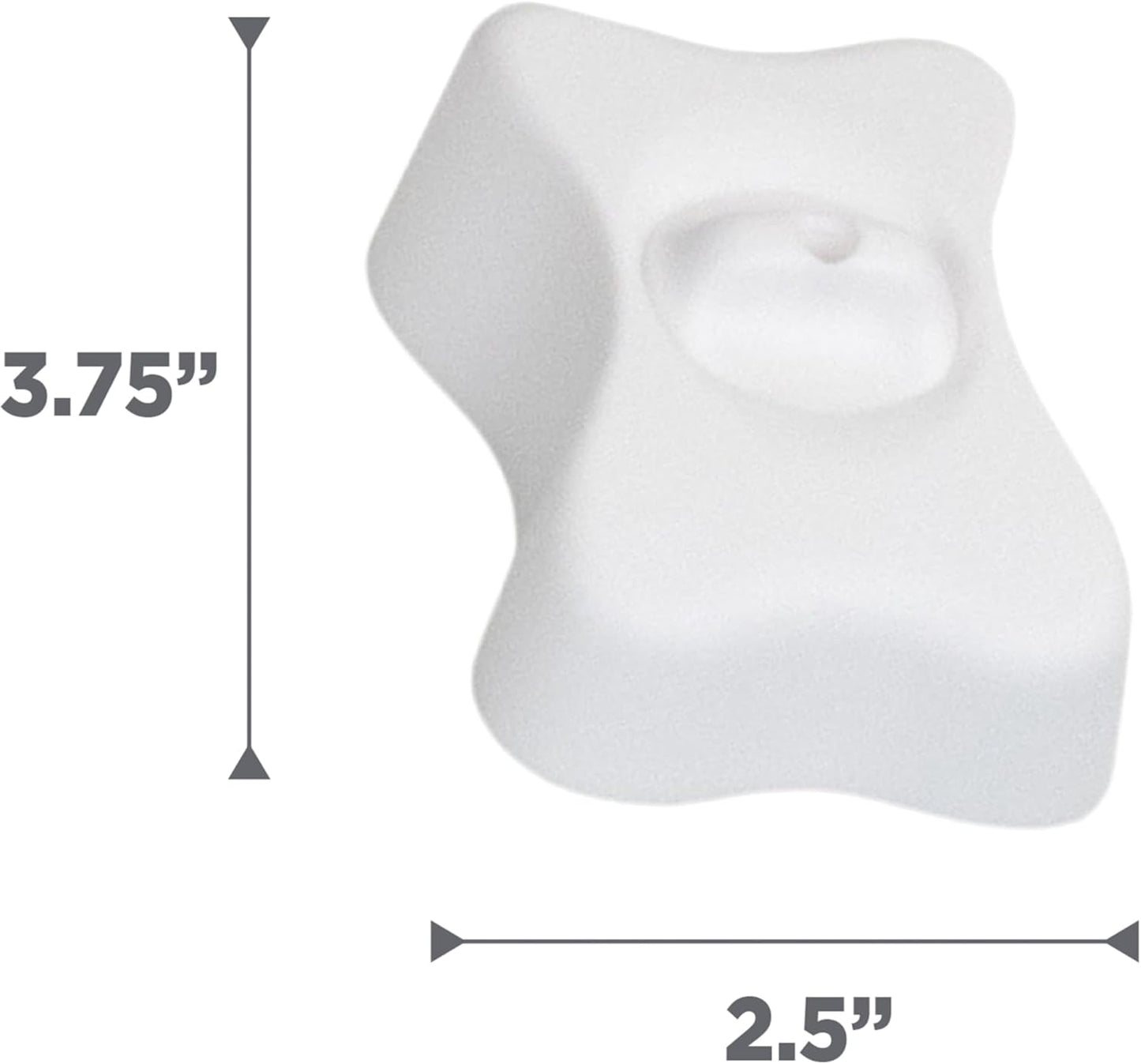 Outward Hound by Nina Ottosson Bone Replacement Parts for Interactive Dog Puzzles - DogBrick, DogTornado, DogSmart, PuppyTornado, PuppySmart, 5-Pack, White