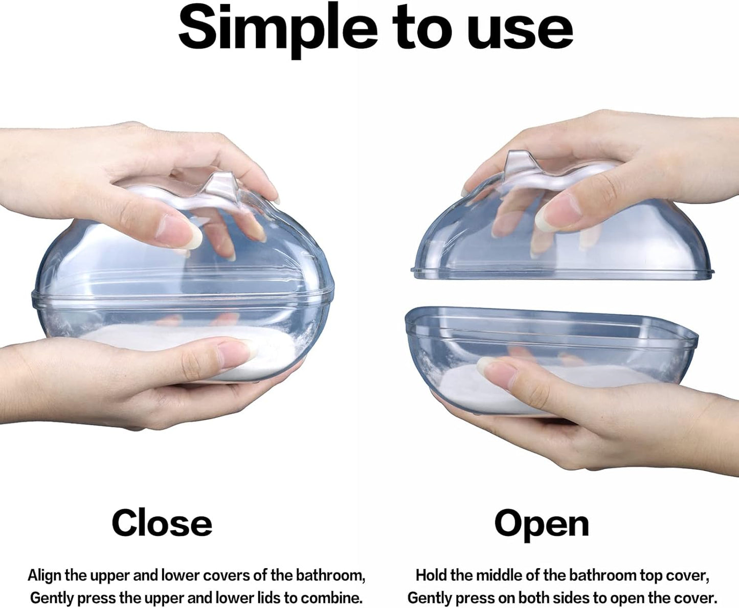 Hamster Bathtub,Hamster Bathroom,Small Animal Habitat Décor,Sand Bath Container Transparent Beds,Hamster Bed,Ice Bathtub,Sleep Pad Nest,Sand Bath Box for Small Pet Animals Cage Accessories(L)