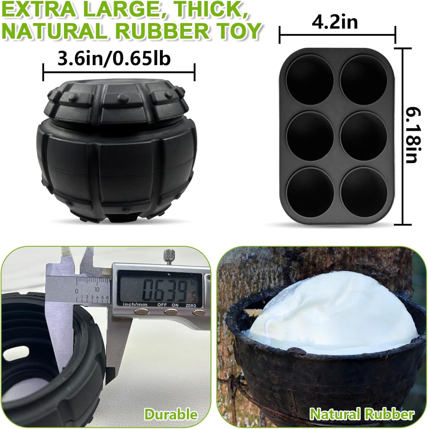 Yipetor Power Chewer Dog Toys - Long-Lasting, Easy to Clean, Treat Dispensing Puzzle Toys for Small Dogs (Summer Medium)