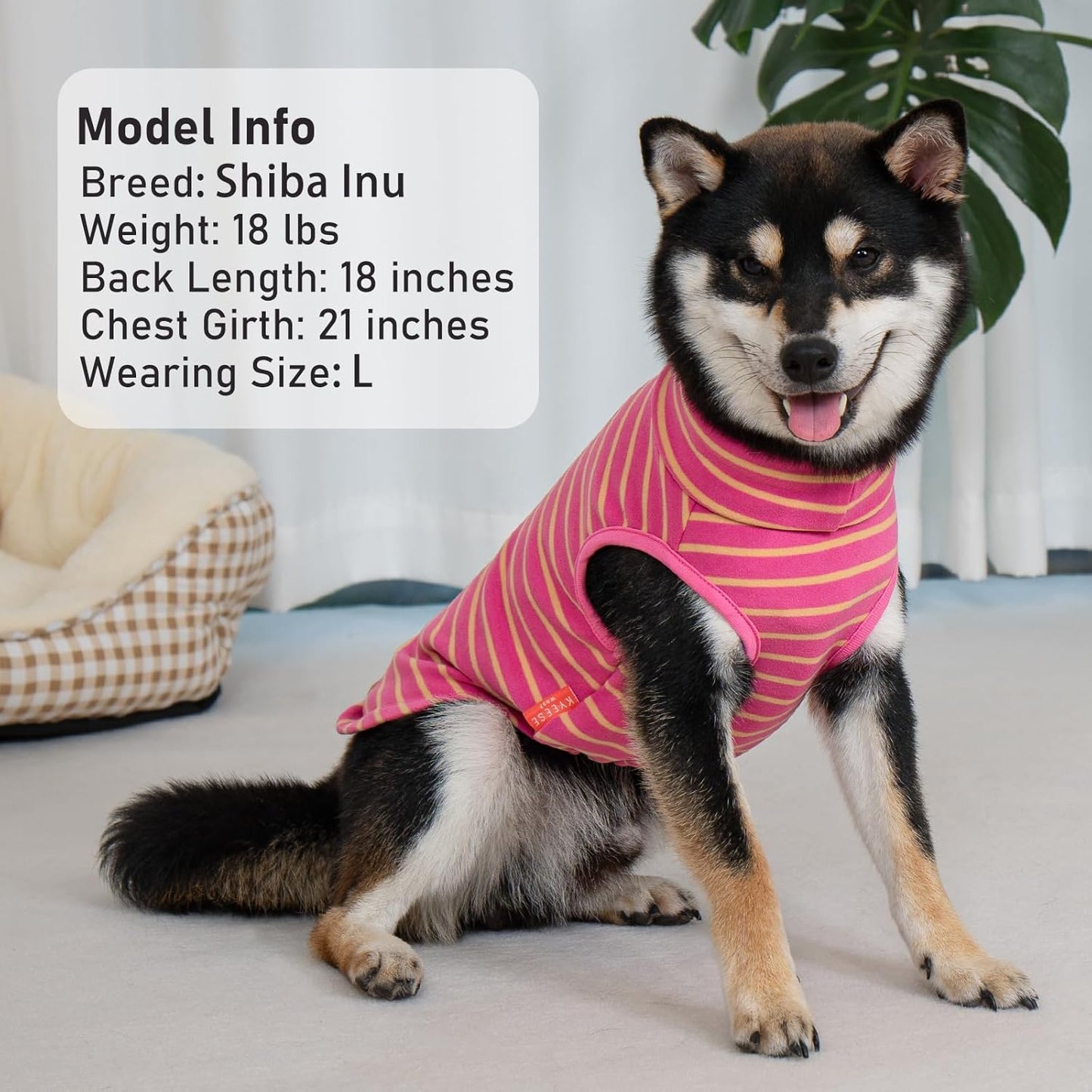 KYEESE 2Pack Dog Sweater Soft Dogs Clothes Stretchy Pets Sweatshirt Warm Pets Coats Pullover Dog Sweaters for Medium Dogs Girl