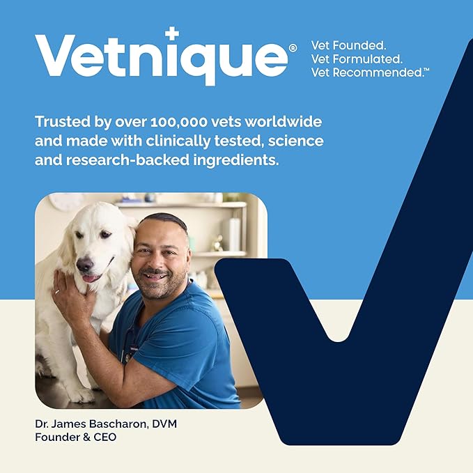 Vetnique Glandex Anal Gland Soft Chew Treats with Pumpkin for Dogs Digestive Enzymes, Probiotics Fiber Supplement for Dogs Boot The Scoot (Bacon Flavor Chews, 30 Count) (Pack of 2)