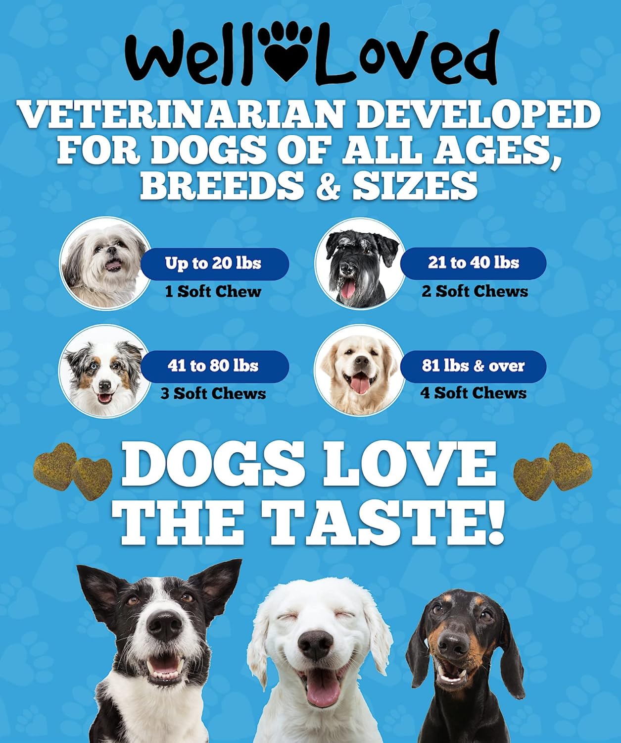 Probiotics for Dogs, Dog Probiotics, Made in USA, Vet Developed for Gut Health, Yeast Balance, Itchy Skin, Diarrhea & Gas Relief, Chews with Prebiotic & Digestive Enzymes, Digestive Support