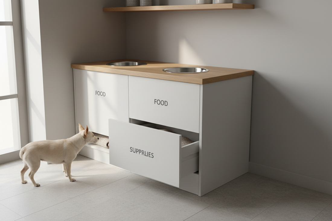 Pet Feeding Station Ideas for Small Homes