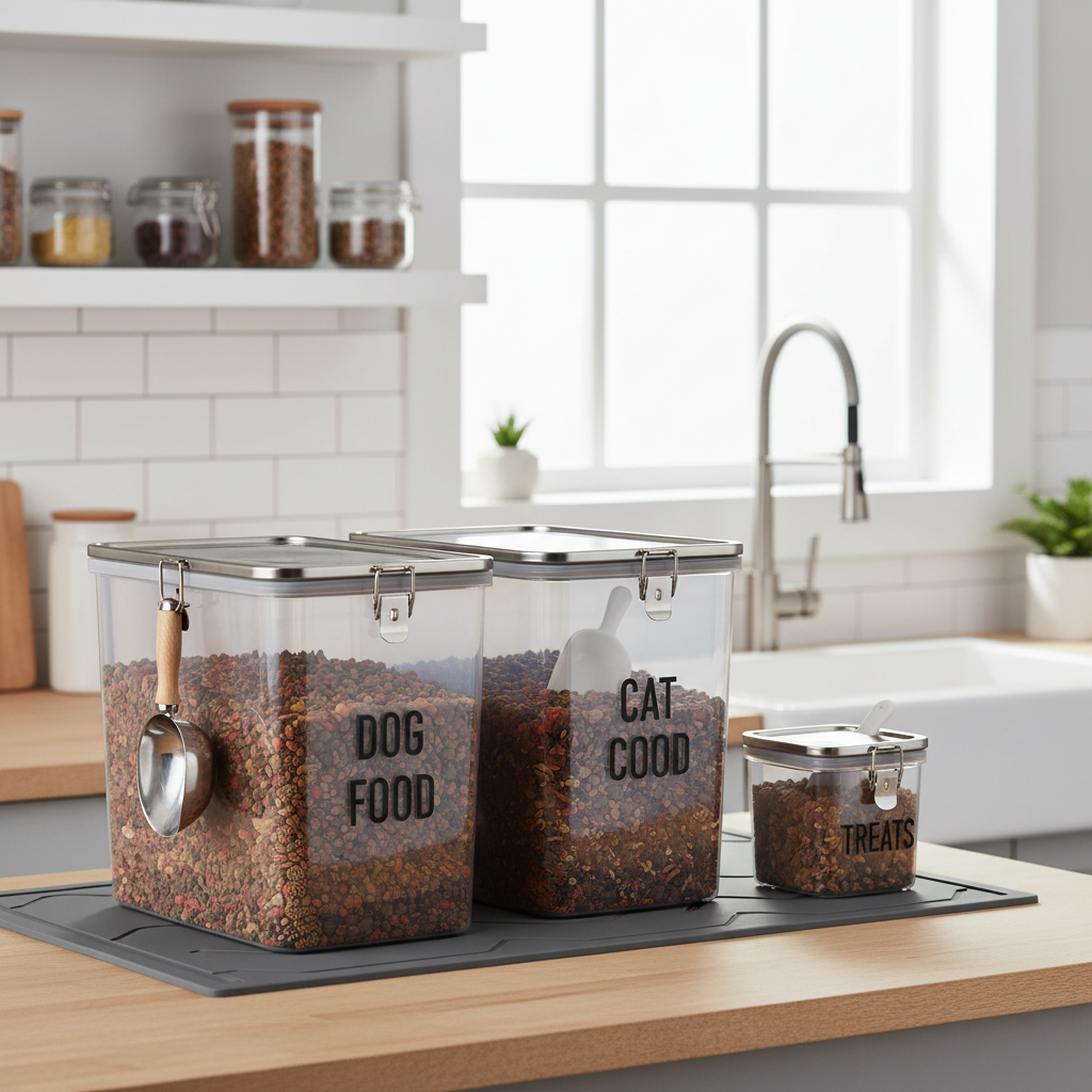 🧰 Pet Food Storage & Accessories