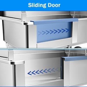 34'' Dog Washing Station for Small Dogs Grooming Tub Bathing Station Professional Pet Wash Station Bathtub for Home with Sliding Door, Faucet, Steps