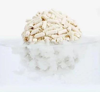 Tofu Cat Litter 11.2LB(5.6lb×2bag) Clumping, 100% Natural Raw Materials, Clumping,Flushable,Ultra Absorbent and Fast Drying,Solubility in Water,Really Dust-Free,Less Scattering