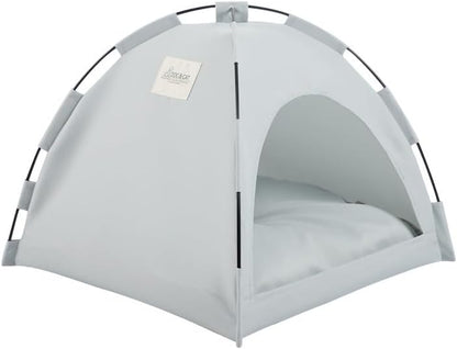 Cat Tent – Lightweight & Breathable Waterproof Shelter Designed for Indoor/Outdoor Adventures, Giving Your pet Safe Outdoor Exploration Joy. (Slate Gray, 15.7×15.7 in)