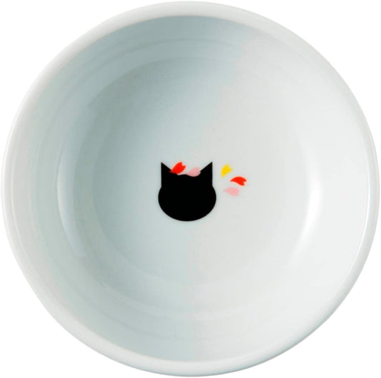 Necoichi Raised Stress Free Cat Food Bowl, Elevated, Backflow Prevention, Dishwasher and Microwave Safe, No.1 Seller in Japan! (Sakura Limited Edition, Large)