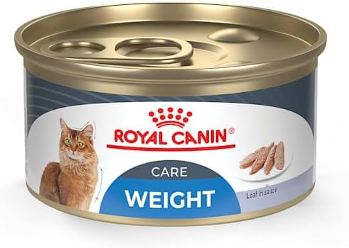 Royal Canin Feline Weight Care Loaf in Sauce Canned Adult Wet Cat Food, 3 oz cans 24-count