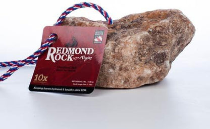 REDMOND - Rock on a Rope Unrefined Salt Rock for Horses 3 to 5 lbs (3 Pack)