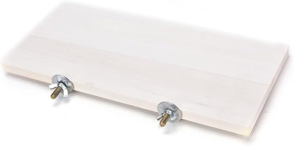 1Pc Pet Parrot Bird Cage Perches Square Wooden Stand Corner Shelf Laddered Platform Animals Springboard Budgie Toys Bird Tree Perches for Parakeets Hamster Pizies