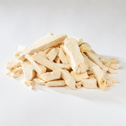 Fresh Is Best Freeze Dried Dog Treats - Raw Freeze Dried Chicken Breast for Dogs & Cats - Healthy Dog Training Treats in Resealable Zipper Bag - High-Protein Single Ingredient - Made in The USA
