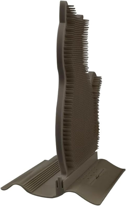 Cat Self Grooming Comb Brush with Catnip Wall Corner Groomer Brush Cats Face Scratchers for Indoor Dogs Fur pets