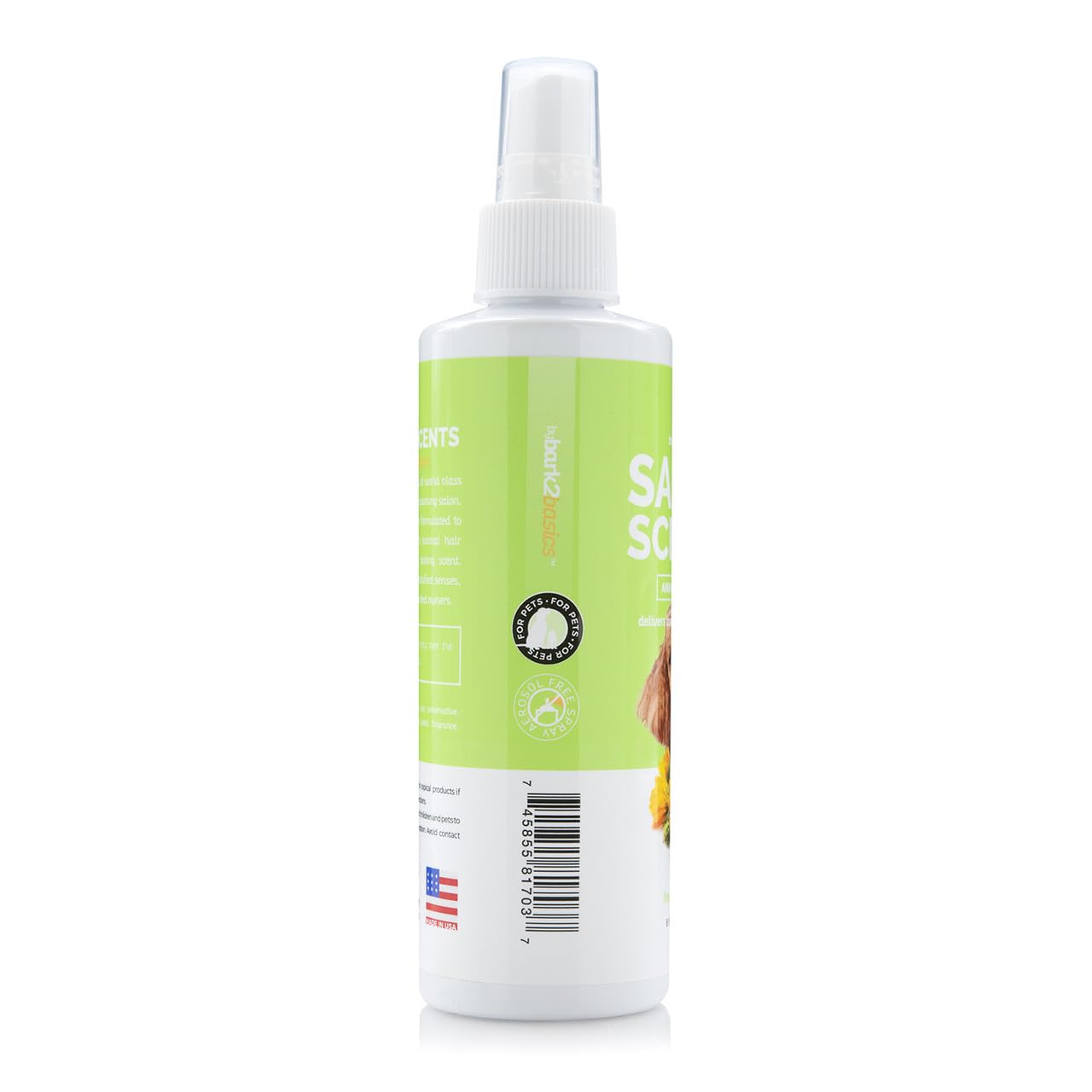 Bark2Basics Salon Scents Pet Grooming Cologne - 8 oz, Natural Professional Groomer Perfume for Dogs and Cats, Long Lasting, Made in The USA (Fresh and Clean)