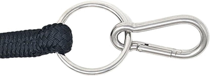 22' Long Line with SS O Ring and Carabiner (Burgundy)