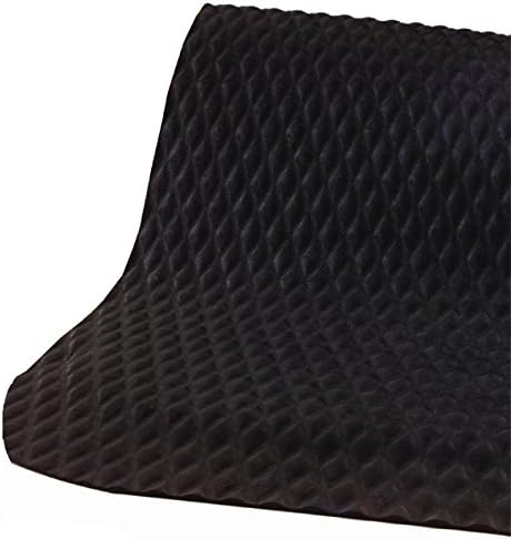 American Floor Mats Hog Heaven 5/8 inch Black & Black Border 4' x 6' Nitrile Backed Anti-Fatigue Comfort Mat