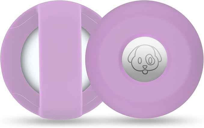 for Airtag Holder for Dog Collar, Cibaabo Silicone Air Tag Case Cover Compatible with Apple Airtags for 0.8-1.2inch Cat Pet Collar Harness Loop