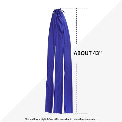 Harrison Howard 3 Tube Stretchy Fabrics Adjustable Closure Lightweight Horse Tail Bag for Horses Braid-in Tail Bag