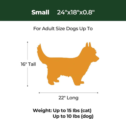 BALANCE Dog Crate Pad, Dog Foam Crate Mat Kennel Pad, Washable Water-Resistant Pet Bed Flat Dogs Cage Mat for Small Dogs, 2 Packs