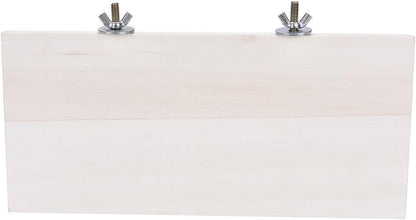 1Pc Pet Parrot Bird Cage Perches Square Wooden Stand Corner Shelf Laddered Platform Animals Springboard Budgie Toys Bird Tree Perches for Parakeets Hamster Pizies