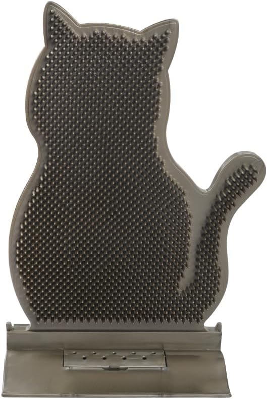 Cat Self Grooming Comb Brush with Catnip Wall Corner Groomer Brush Cats Face Scratchers for Indoor Dogs Fur pets