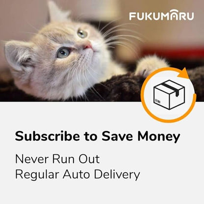FUKUMARU Tofu Cat Litter, Super Ultra Absorbent, 12 LBS Clumping Cat Litter, Flushable, Natural, Lightweight, Dust Free, Quick Clumping, Low Tracking, Odor Control (6lb x 2 Packs)