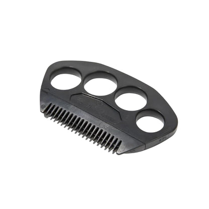 The Fur Hero, Pet hair comb - Skin Friendly Dog and Cat hair brush for Shedding with an embedded razor blade makes Pet Grooming easy, dog and cat accessories, Black