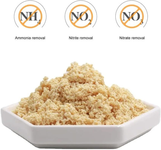 PuriResin Aquarium Filter Media, Organic Filtration Resin, for Freshwater and Saltwater Fish Tank, Removes Driftwood Tannins, 100 ml