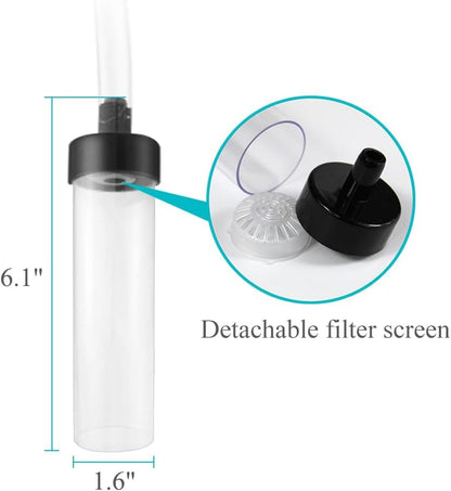 5ft-S Aquarium Siphon Vacuum Cleaner for Fish Tank Cleaning Gravel & Sand