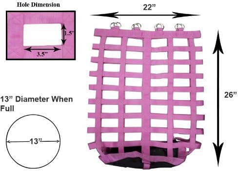 Derby Originals Go Around Hanging Slow Feed Horse Hay Bag with Six Month Warranty