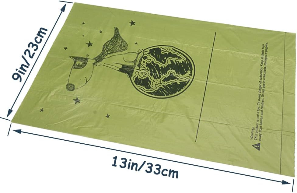 Ley's Dog Poop Bags 360 Count, Biodegradable Poop bags Extra Thick Strong, Eco-Friendly Dog Waste Bag, Doggie Bag Refill Rolls with Dispenser