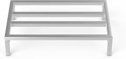 24 in X 36 in. Aquarium Stand | Industrial Style Aluminum Fish Tank Base with Open Frame Design