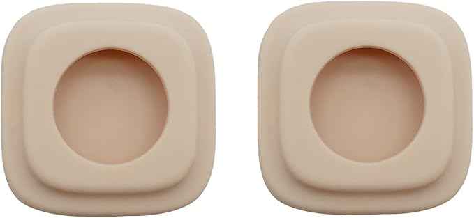 Apple Tag Dog Collar Holder (2 Apricot) for Apple Air Tag Pet Collar Secure & Comfortable for Apple Tag, Durable Tracker Holder Case for Small Dog Collars
