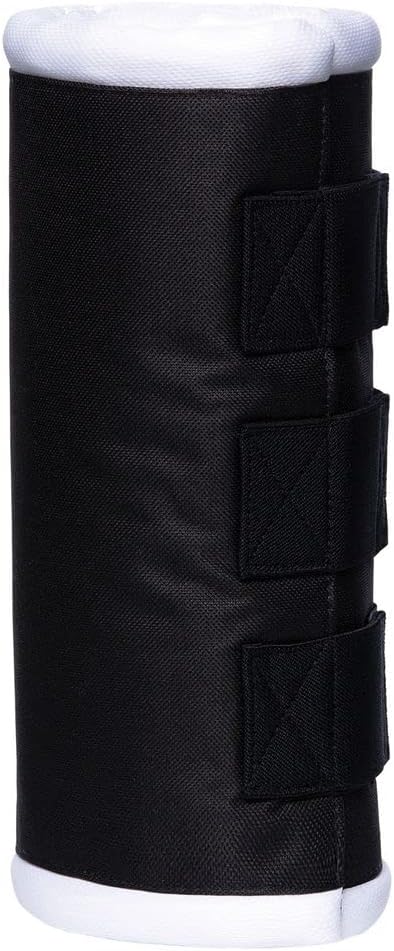 Schneiders Dura-Tech Tekno-Dri Quick Wrap No Bow Leg Wraps for Horses | Exceptional Support & Moisture-Wicking Protection | Color Black | Size 14"