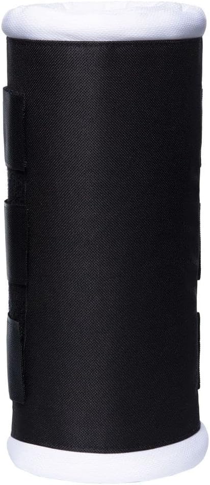 Schneiders Dura-Tech Tekno-Dri Quick Wrap No Bow Leg Wraps for Horses | Exceptional Support & Moisture-Wicking Protection | Color Black | Size 12