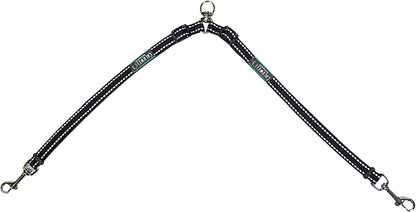 Caldwell's Pet Supply Co. Leash Coupler, Two Dog Leash Splitter to Split Leashes for Walking 2 Dogs, Tangle Free Double Dog Leashes Connector, Adjustable Attachment for Small or Medium Dogs