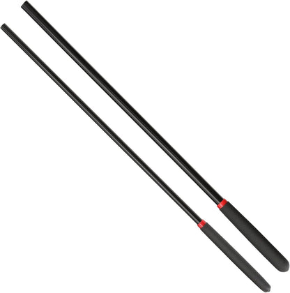 18-inch Horse Riding Crop 2-Piece Set, Black