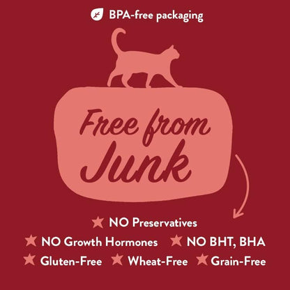 Human-Grade Mixed Variety Pack Wet Cat Food Pouch — Moist, Soft Cat Food Mixer, Topper, and Rotational Meal (6 Chicken, 6 Salmon) by Portland Pet Food Company