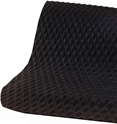 American Floor Mats Hog Heaven 5/8 inch Black & Black Border 3' x 6' Nitrile Backed Anti-Fatigue Comfort Mat