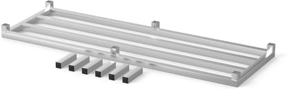 20 in X 60 in. Aquarium Stand | Industrial Style Aluminum Fish Tank Base with Open Frame Design