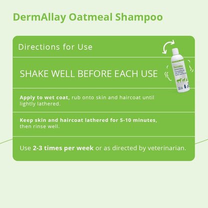 DermAllay Oatmeal Shampoo, 12 Ounce