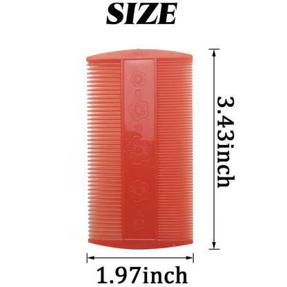 NSBELL 20PCS Comb for Cats, Lice Comb for Dogs, Double Sided Cat Comb for Short Hair of Pets or Humans (Assorted Colors)