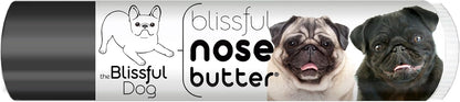 The Blissful Dog Pug Duo Unscented Nose Butter - Dog Nose Butter, 0.15 Ounce