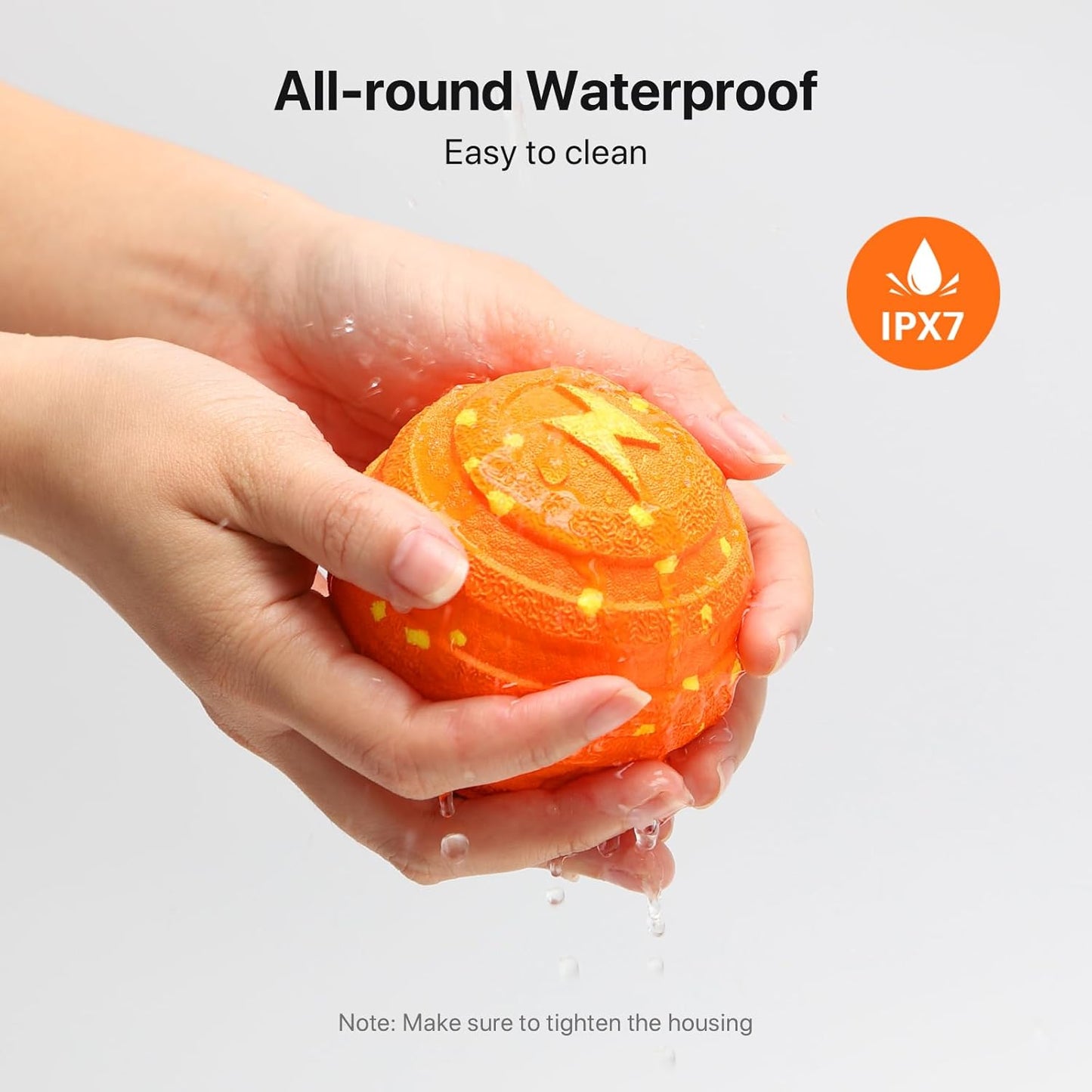 Interactive Dog Toys Balls Moving - Smart Automatic Bouncing Interactive Dog Ball, Durable Pet-Safe E-TPU Material, IPX7 Waterproof, Anti Boredom Dog Toys to Keep Them Busy for Large and Small Dogs