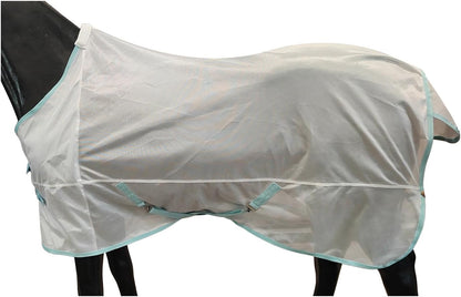 BARN & STABLE Breathable and Tear-Resistant Horse Fly Sheet with UV Protection Equine Summer Sheet Horse Fly Blanket with Removable Web Leg Straps