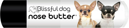 The Blissful Dog Smooth Coat Chihuahua Nose Butter for Dry, Cracked Skin, Lick-Safe Dog Nose Balm with Moisturizing Shea Butter, Almond, Olive, and Essential Oils, Pet Supplies, Uncented, 0.15 oz.